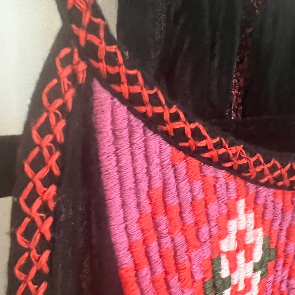 🕶️Joie Clea Embroidered Sheer Gauze Tie Tank Top - Picture 5 of 8
